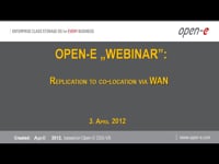 Replication to co-location via WAN