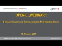 Storage Solutions to Troubleshooting Performance Issues
