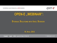 Storage Solutions with Intel Servers