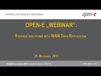 Storage solutions with WAN Data Replication