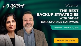 The Best Backup Strategies with Open-E Data Storage Software | Webinar Recording