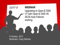 Upgrading to Open-E DSS V7 with Open-E DSS V6 iSCSI Auto Failover working