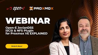 WEBINAR | Cut Proxmox VE Data Storage Costs 20% | Open-E JovianDSS Plugin Overview & Live Demo