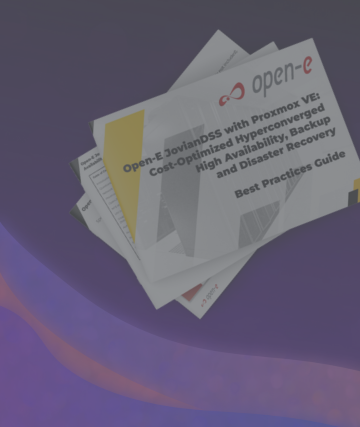 Cost-Optimized Hyperconverged High Availability with Open-E JovianDSS & Proxmox VE