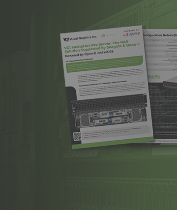 VGI MediaFort Pro Server: The NASSolution Supported by Seagate & Open-E