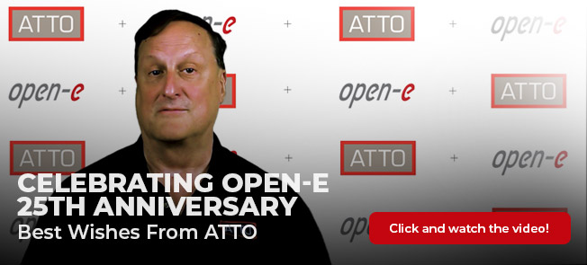 ATTOwishes for Open-E 25th anniversary