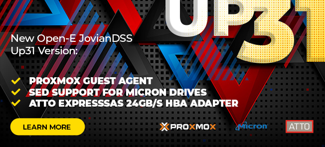 Open-E JovianDSS Up31: Enhanced Virtualization, Security & More!