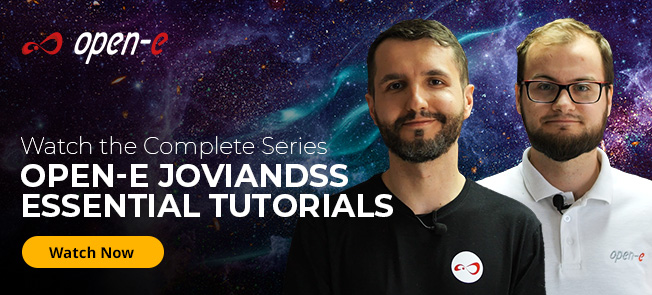 Open-E JovianDSS Essential Tutorials