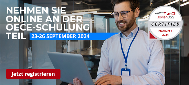 Open-E Certified Engineer Schulung im September