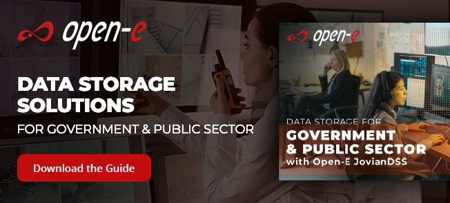 Data Storage for Government & Public Sector with Open-E JovianDSS