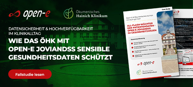 Sichere & hochverfügbare Speicherlösung für kritische Gesundheitsdaten