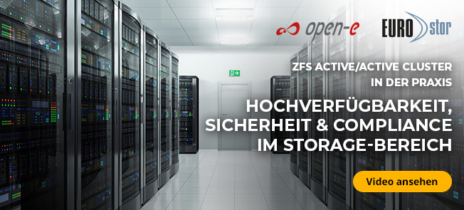 EUROstor ZFS Active/Active Cluster in der Praxis