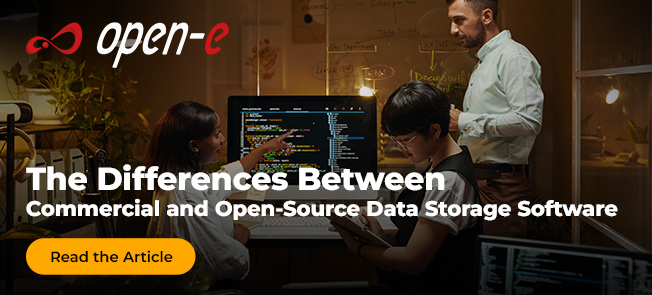 The Differences Between Commercial and Open-Source Data Storage Software