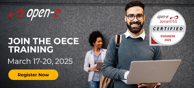 Open-E Certified Engineer Training in March