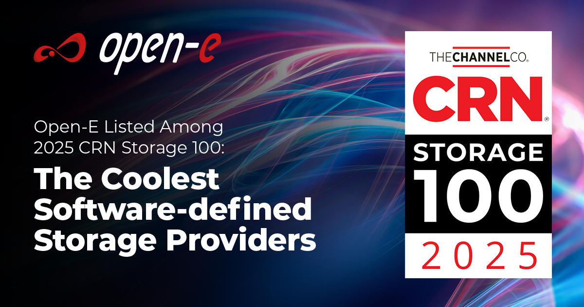 Open-E Recognized in CRN’s 2025 Storage 100