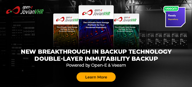 Open-E JovianVHR The Ultimate Data Storage Platform for Your Veeam® Hardened Repository