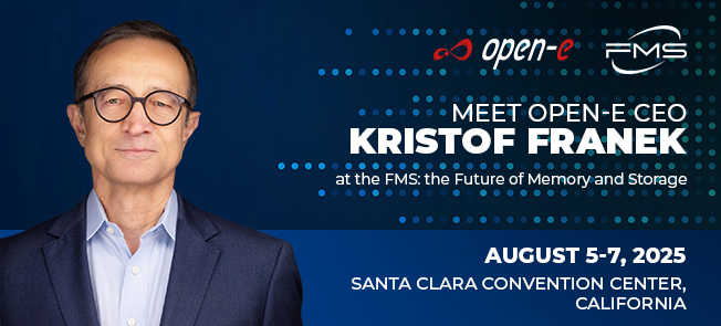 Meet Open-E CEO Kristof Franek at FMS 2025!