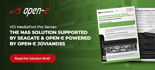 VGI MediaFort Pro Server: The NAS Solution Supported by Seagate & Open-E