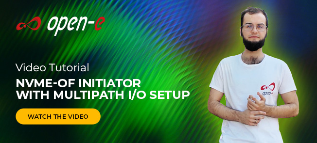 NVMe-oF Initiator with Multipath I/O Tutorial | Open-E JovianDSS Up32 | How to Boost Data Storage Performance & Speed