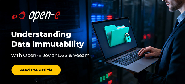 Data Storage Immutability with Open-E and Veeam