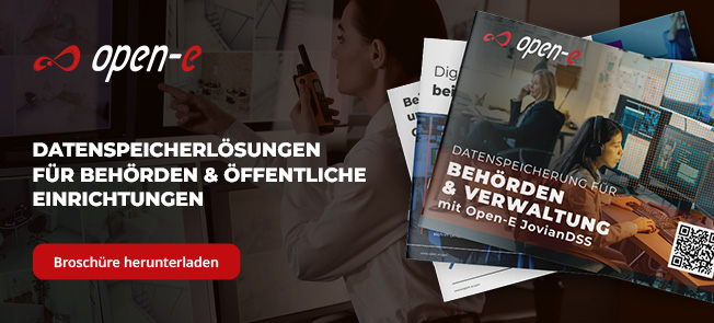 Open-E JovianDSS für Behörden und Verwaltung