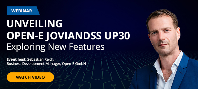 Unveiling Open-E JovianDSS Up30: Exploring New Features