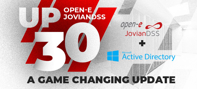 Active Directory features in Open-E JovianDSS Up30
