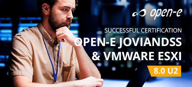 Open-E JovianDSS Certification with VMware ESXI 80 u2