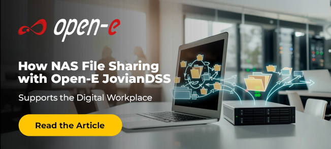 NAS file sharing with Open-E JovianDSS