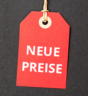 Neue Preise