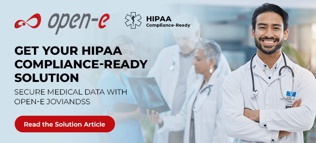 Get Your HIPAA-Ready Solution with Open-E JovianDSS