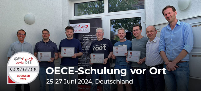 Open-E Certified Engineer Training im November