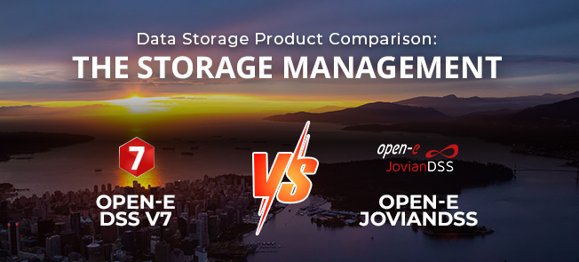 Open-E JovianDSS vs Open-E DSS V7 – The Storage Management