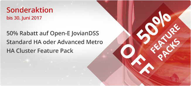 Open-E JovianDSS Feature Pack Promotion