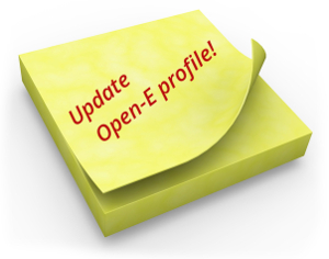 Update Open-E profile!