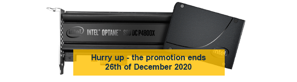 SPECIAL PROMOTION 50% OFF on Intel® OptaneTM SSD + Open-E JovianDSS
