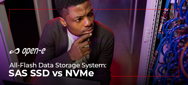 NVMe vs SAS SSD Data Storage System