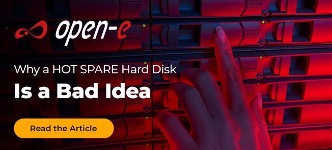 Why a HOT SPARE Hard Disk Is a Bad Idea