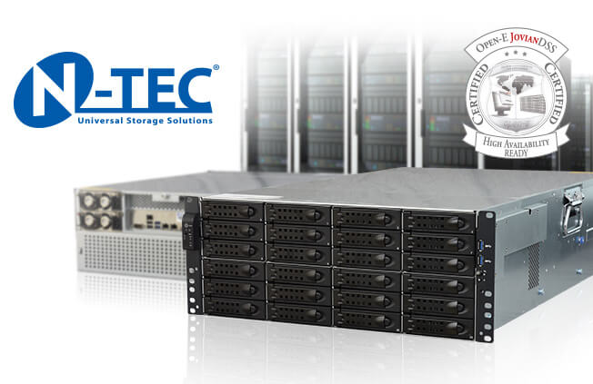 N-TEC rapidNAS JSS424 certified server