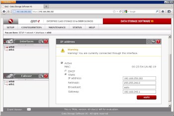 Asynchronous volume replication of VMware Virtual Machines with DSS and Acronis Backup and Recovery software Solution for VMware, Acronis Backup and Recovery and DSS V6
