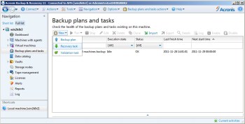 Asynchronous volume replication of VMware Virtual Machines with DSS and Acronis Backup and Recovery software Solution for VMware, Acronis Backup and Recovery and DSS V6