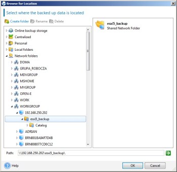 Asynchronous volume replication of VMware Virtual Machines with DSS and Acronis Backup and Recovery software Solution for VMware, Acronis Backup and Recovery and DSS V6