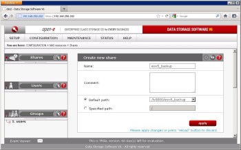 Asynchronous volume replication of VMware Virtual Machines with DSS and Acronis Backup and Recovery software Solution for VMware, Acronis Backup and Recovery and DSS V6