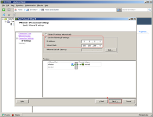 Manual for VMware, VMotion and DSS V6