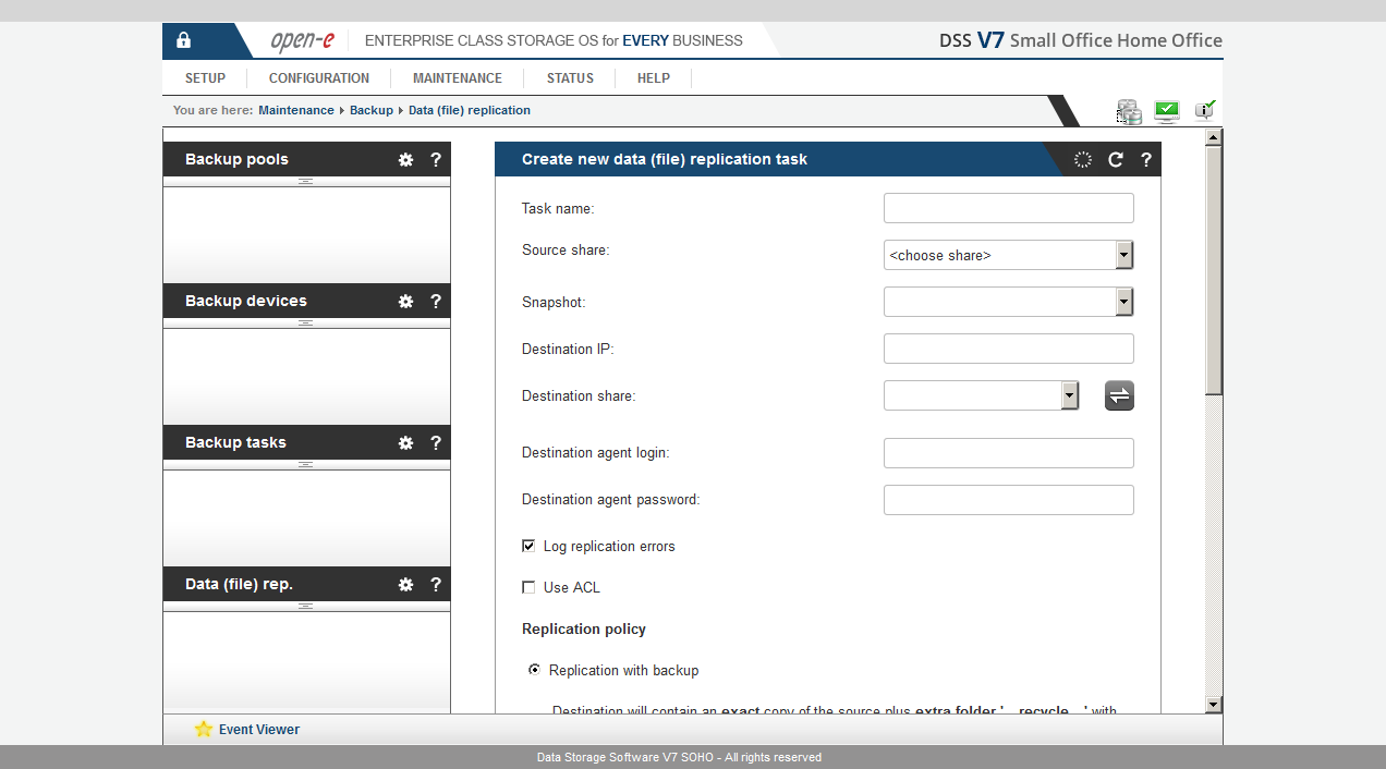 DSS V7 SOHO - Data Safety 4/4