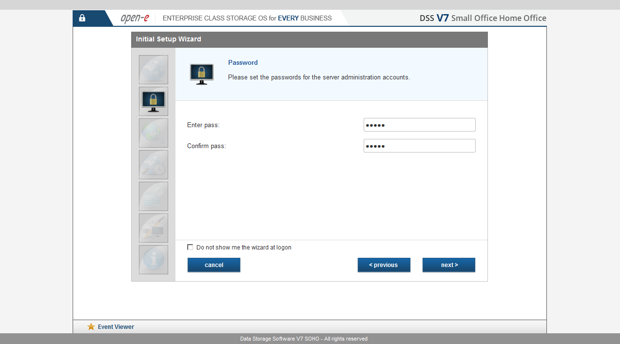 DSS V7 SOHO - Installation wizard 3/4